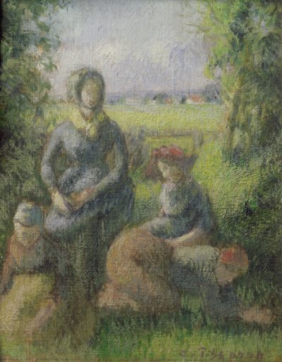 Escena rústica de Camille Jacob Pissarro